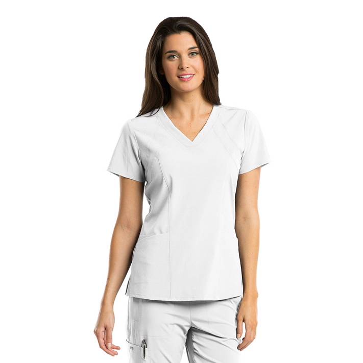 women's medical uniform tops, fashionable nurses uniforms