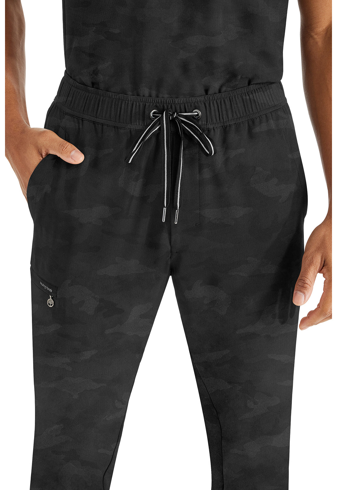 men's medical uniform pants, Men's Healing Hands Drew Jogger Camo Pant