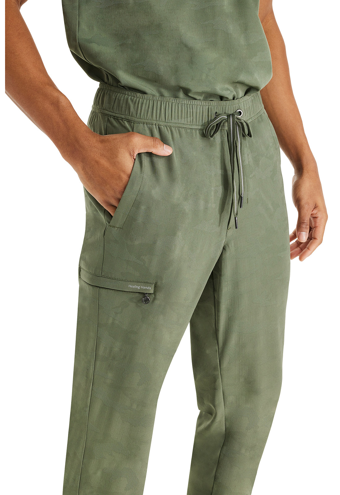 men's medical uniform pants, Men's Healing Hands Drew Jogger Camo Pant