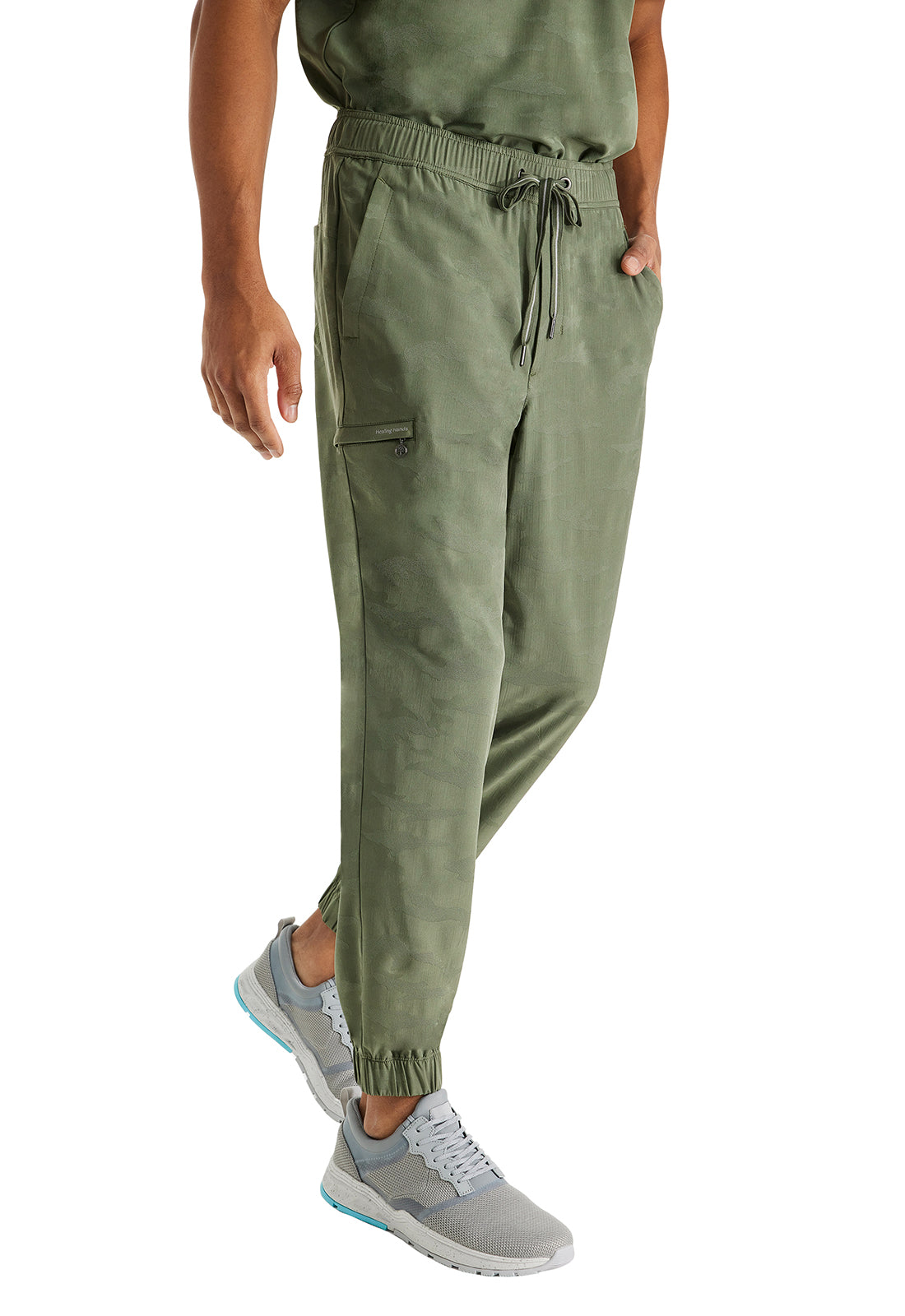 men's medical uniform pants, Men's Healing Hands Drew Jogger Camo Pant