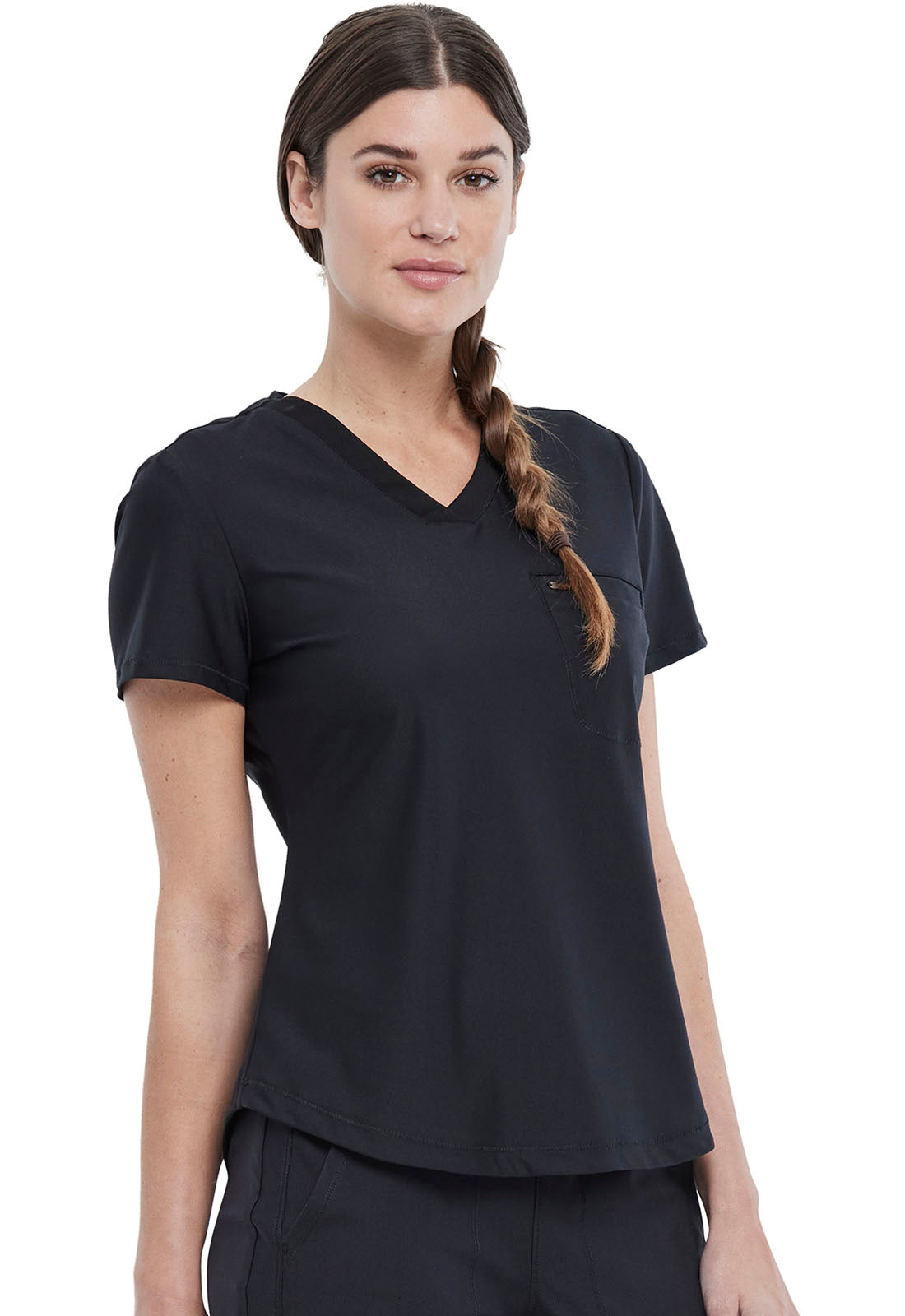 women's medical uniform tops, fashionable nurses uniforms, Women's Cherokee Form Tuckable V-Neck Top