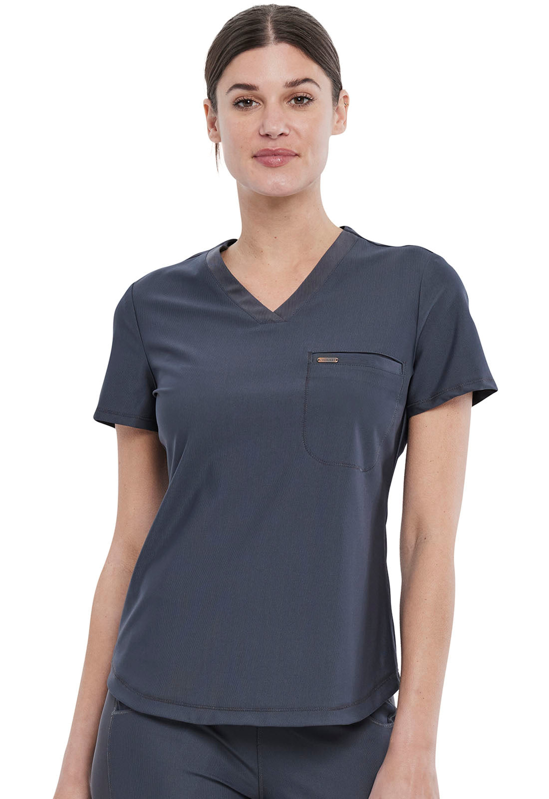 women's medical uniform tops, fashionable nurses uniforms, Women's Cherokee Form Tuckable V-Neck Top