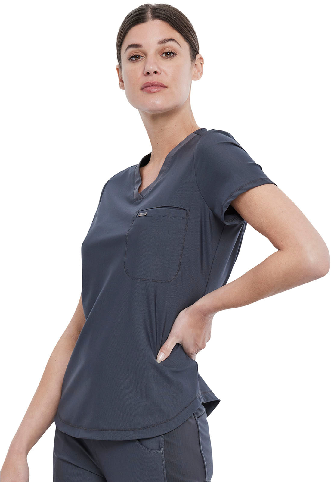 women's medical uniform tops, fashionable nurses uniforms, Women's Cherokee Form Tuckable V-Neck Top