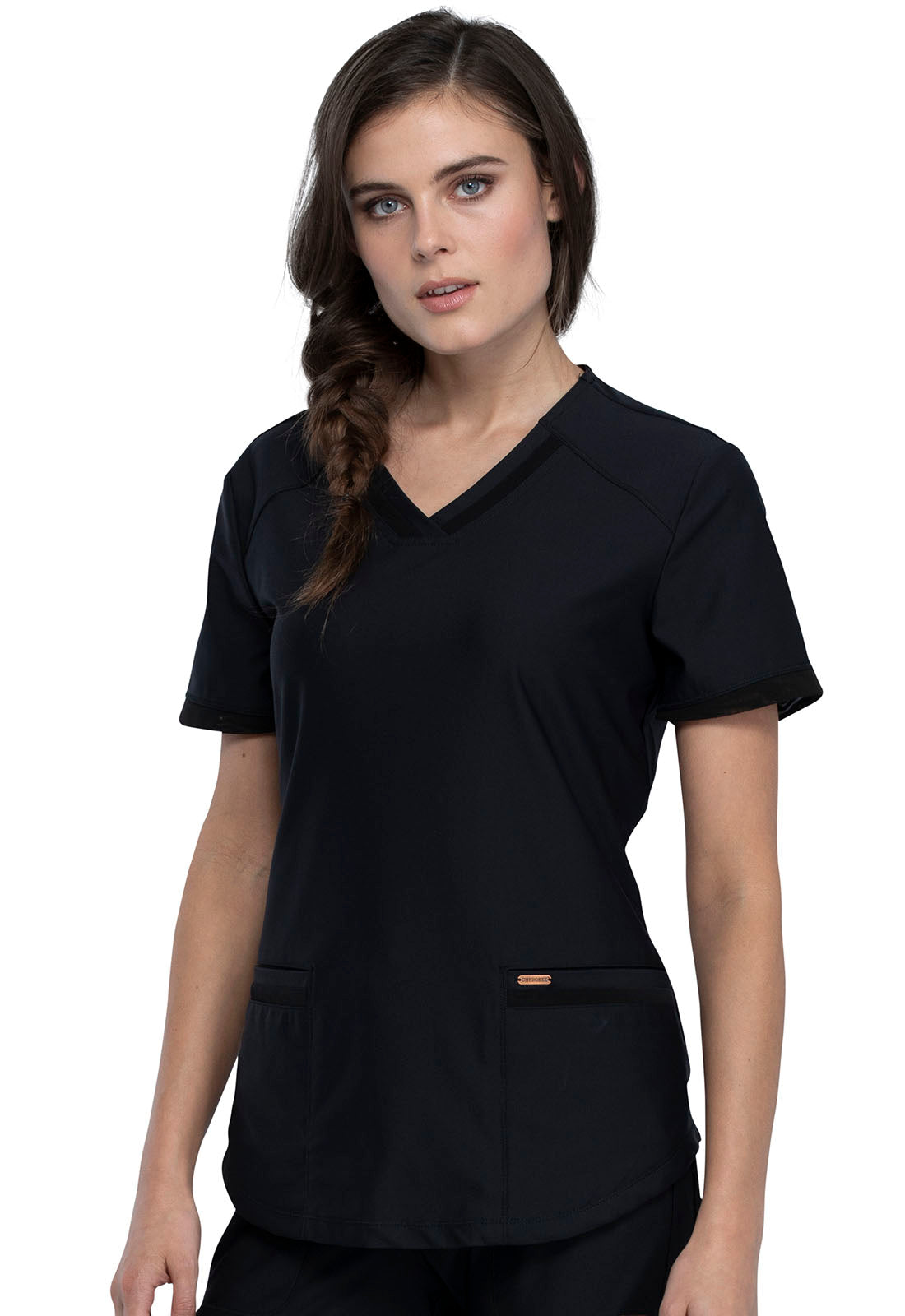 women's medical uniform tops, fashionable nurses uniforms, Women's Cherokee Form V-Neck Top