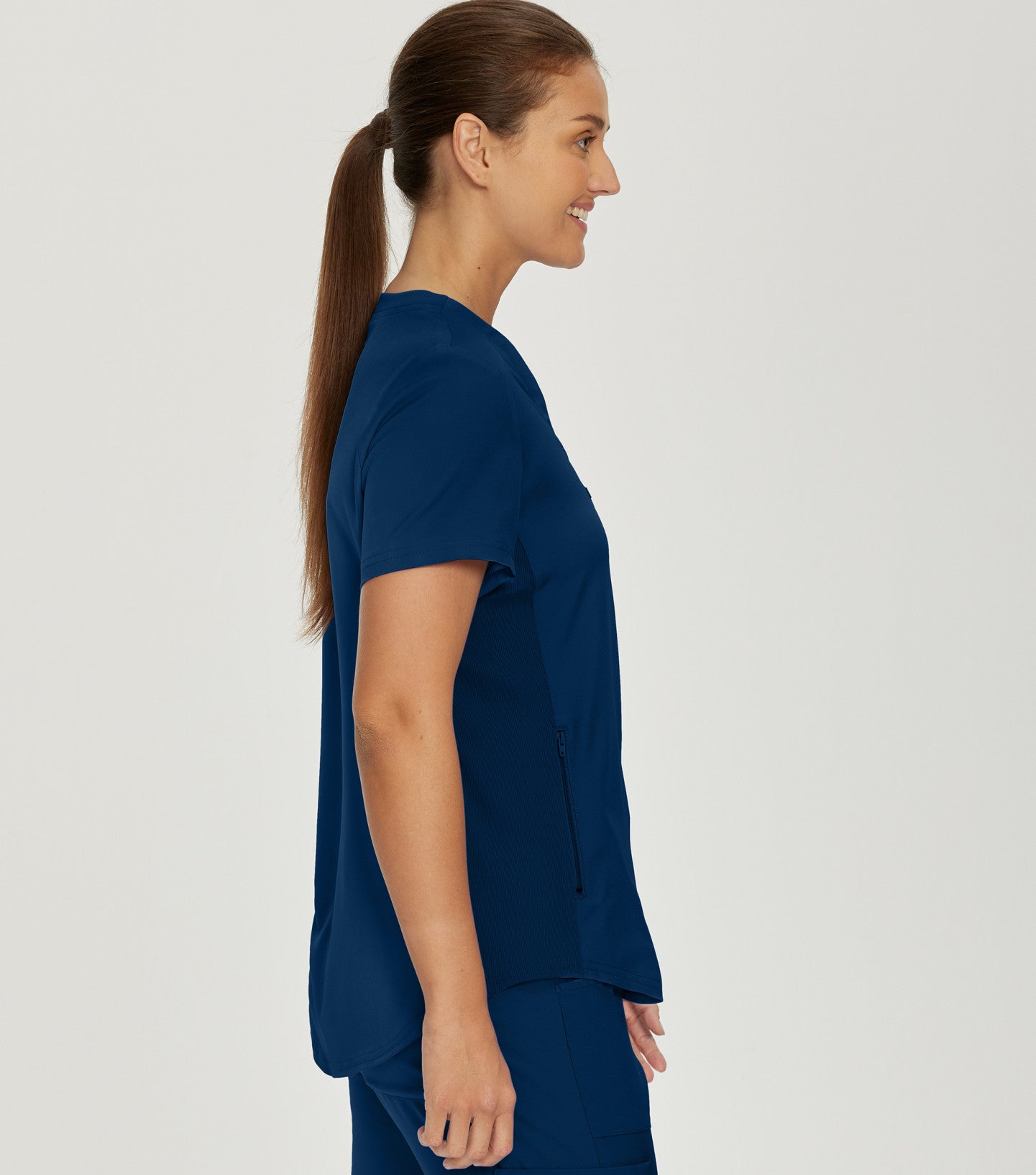 women's medical uniform tops, fashionable nurses uniforms, Women's Landau Forward 2-Pocket V-Neck Scrub Top