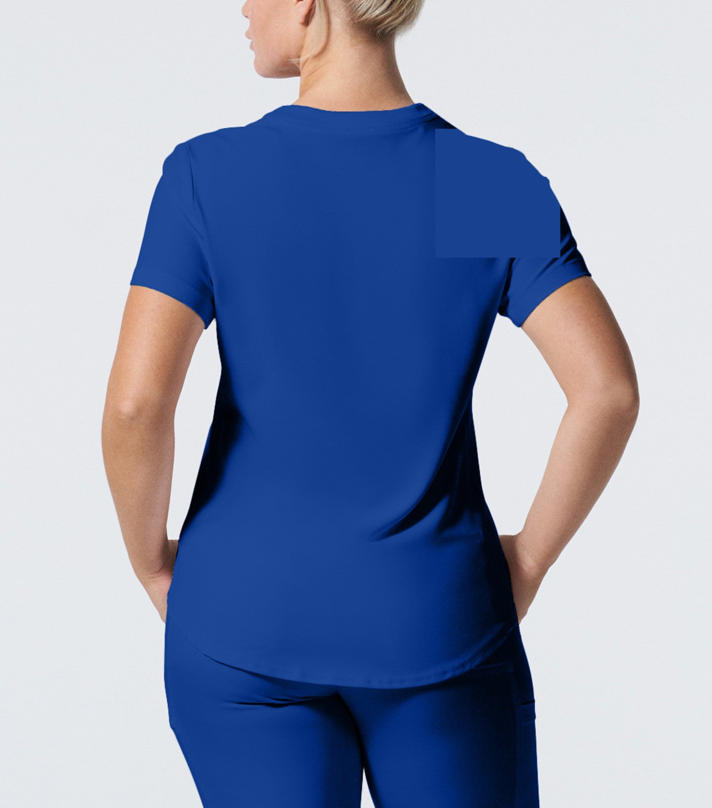 women's medical uniform tops, fashionable nurses uniforms, Women's Landau Forward 2-Pocket V-Neck Scrub Top