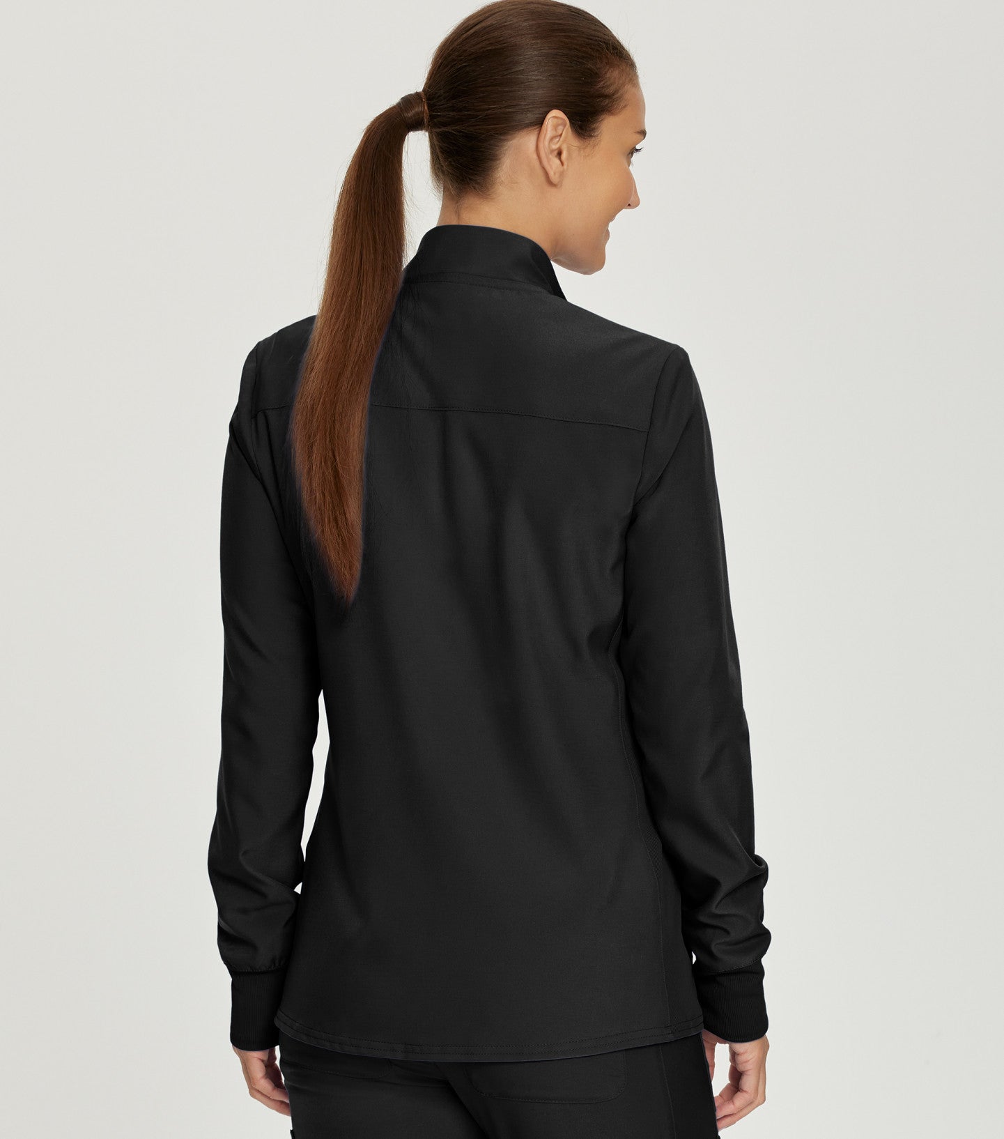 Scrub zip up on sale jacket